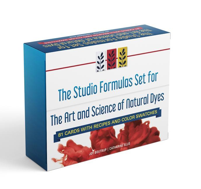 Book The Studio Formulas Set for the Art and Science of Natural Dyes: 84 Cards with Recipes and Color Swatches Catharine Ellis