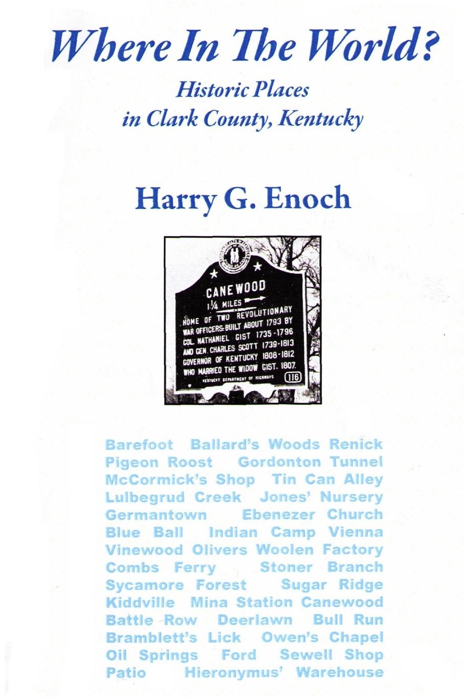 Libro Where In The World? Harry G. Enoch