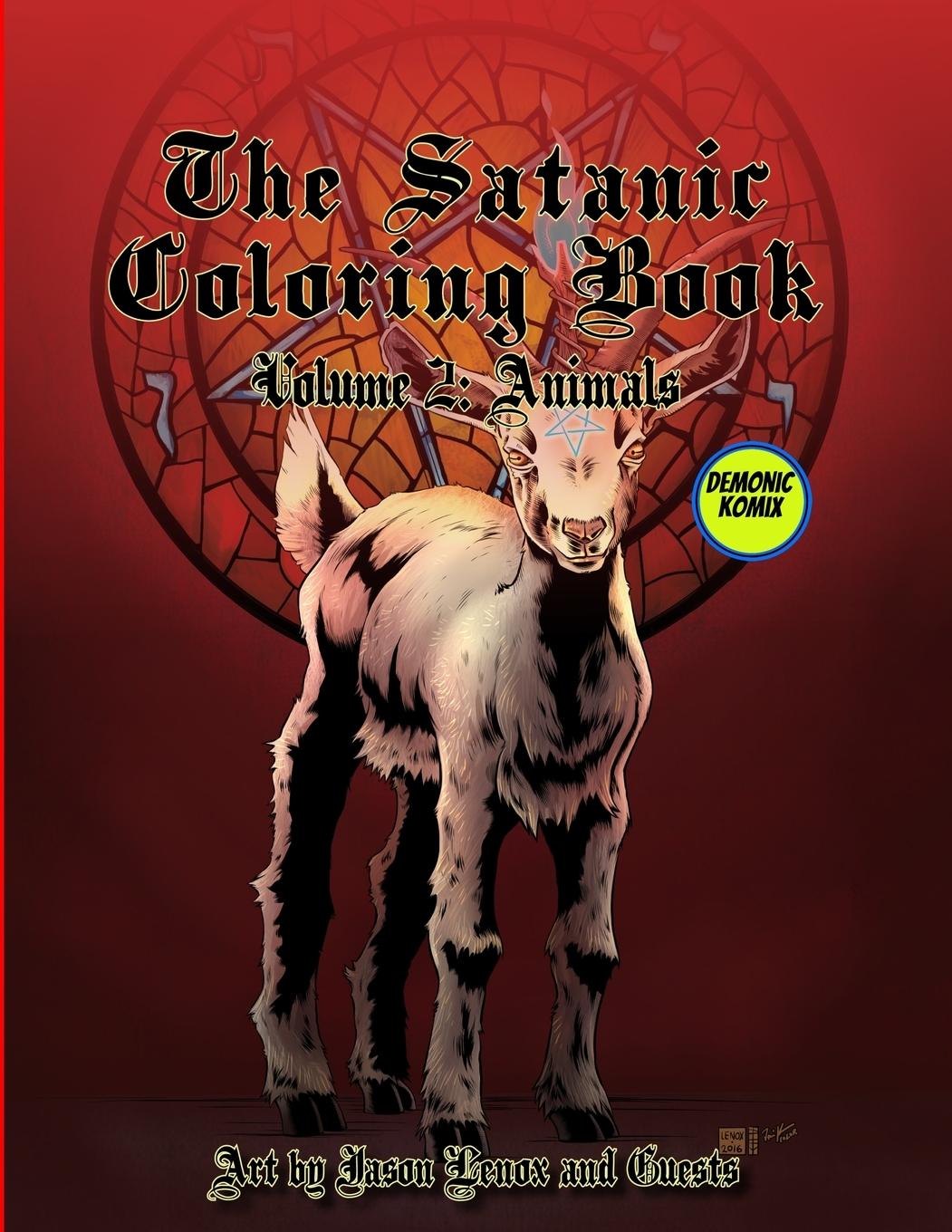 Kniha The Satanic Coloring Book, Volume 2 