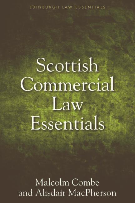 Libro Scottish Commercial Law Essentials Alisdair MacPherson