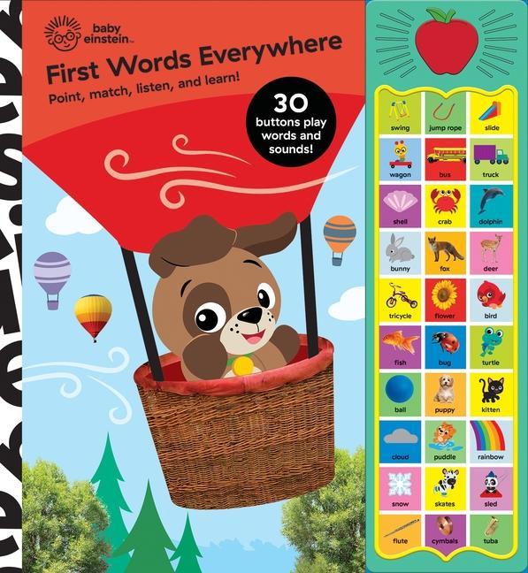 Kniha Baby Einstein: First Words Everywhere Sound Book Pi Kids