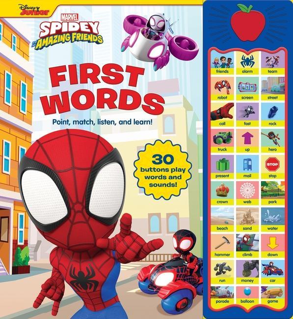 Книга Disney Junior Marvel Spidey and His Amazing Friends: First Words Sound Book Pi Kids