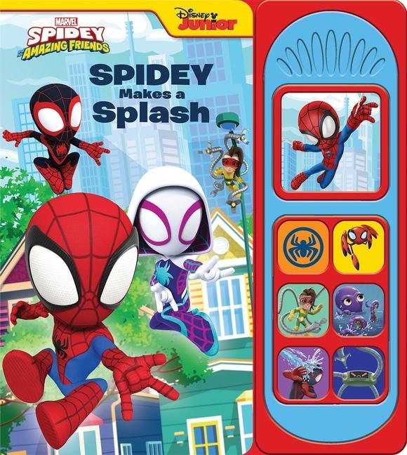 Knjiga Disney Junior Marvel Spidey and His Amazing Friends: Spidey Makes a Splash Sound Book Premise Entertainment