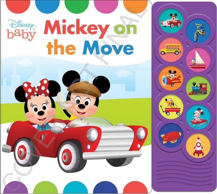 Carte Disney Baby: Mickey on the Move Sound Book 