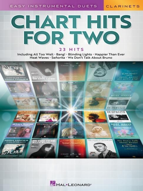 Βιβλίο Chart Hits for Two: Easy Instrumental Duets for Two - Clarinet Edition 