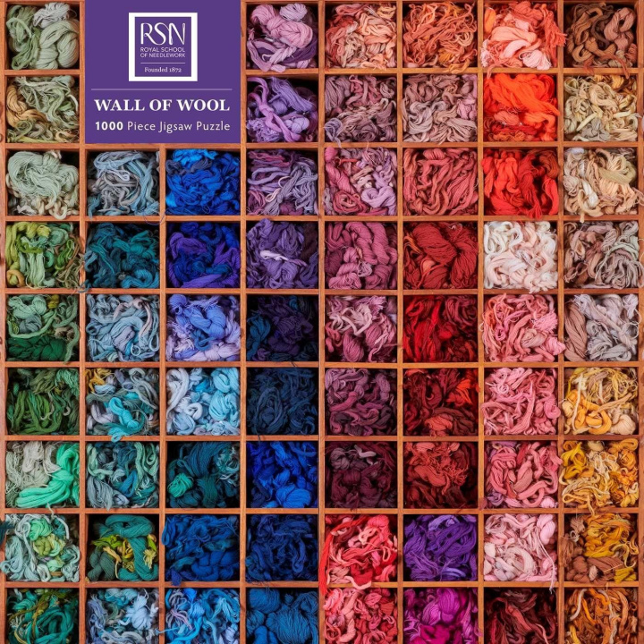 Knjiga Adult Jigsaw Puzzle: Royal School of Needlework: Wall of Wool: 1000-Piece Jigsaw Puzzles 