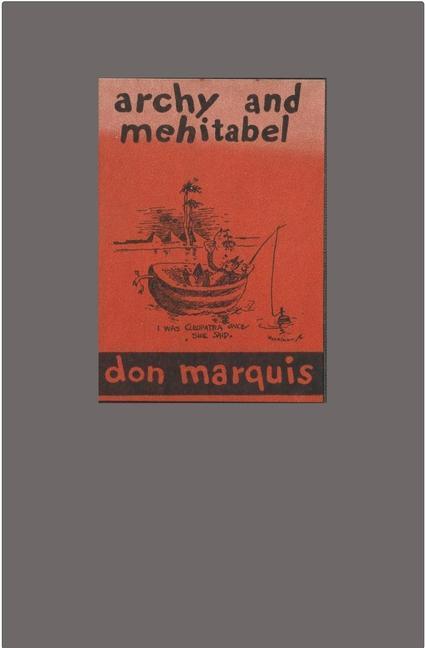 Book Archy and Mehitabel Don Marquis