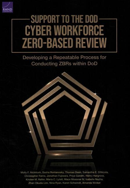 Knjiga Support to the Dod Cyber Workforce Zero-Based Review: Developing a Repeatable Process for Conducting Zbrs Within Dod Sasha Romanosky