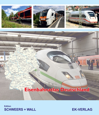 Carte Eisenbahnatlas Deutschland 