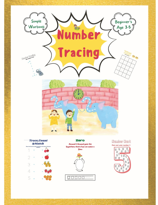 Kniha Number Tracing Simple Work (imprint of Elie and Mouse)