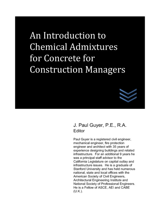 Knjiga Introduction to Chemical Admixtures for Concrete for Construction Managers J Paul Guyer