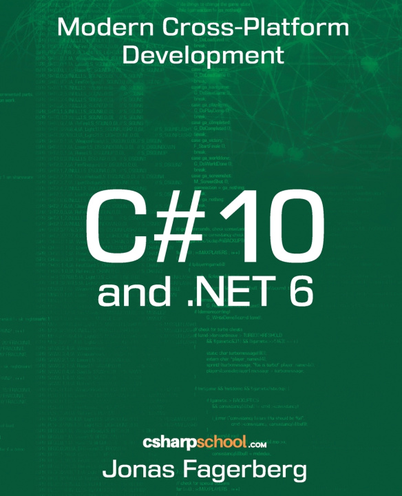 Książka C# 10 and .NET 6 Jonas Fagerberg