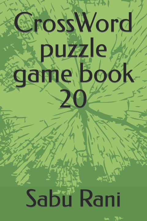 Knjiga CrossWord puzzle game book 20 Sabu Rani