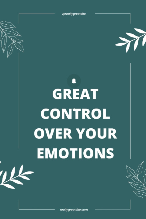 Βιβλίο Great Control Over Your Emotions Stasia Anne