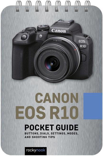 Carte Canon EOS R10: Pocket Guide: Buttons, Dials, Settings, Modes, and Shooting Tips 