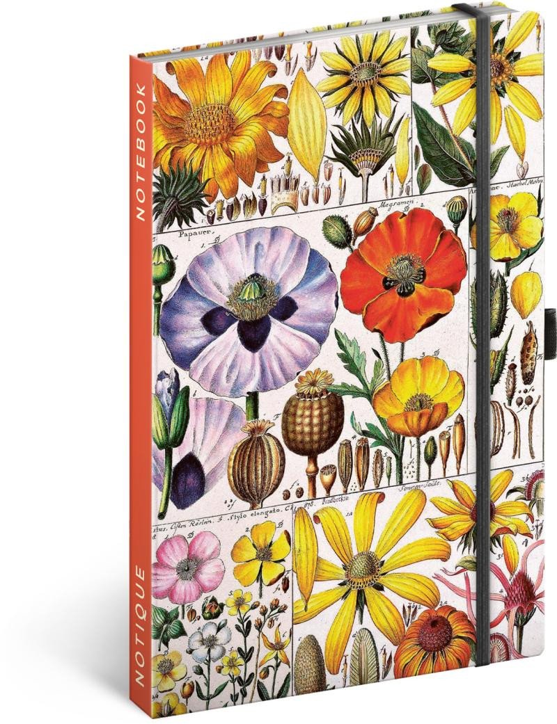 Calendar / Agendă Notes - Herbář Kateřiny Winterové, linkovaný, 13 × 21 cm Kateřina Winterová