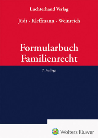 Knjiga Formularbuch Familienrecht Norbert Kleffmann