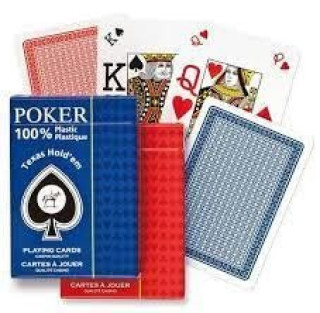 Tiskovina Piatnik Poker - 100% Plastic Jumbo Index Speciál 