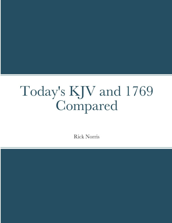 Carte Today's KJV and 1769 Compared 