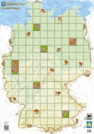 Game/Toy Carcassonne Maps - Deutschland Klaus-Jürgen Wrede
