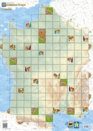Játék Carcassonne Maps - Frankreich Klaus-Jürgen Wrede