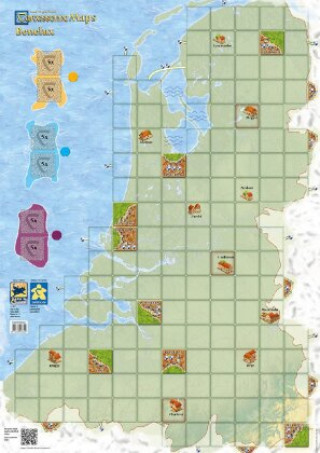 Játék Carcassonne Maps - Benelux Klaus-Jürgen Wrede