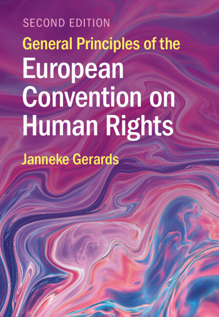 Könyv General Principles of the European Convention on Human Rights Janneke Gerards