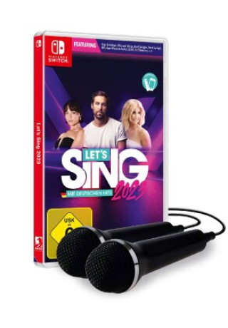 Digital Let's Sing 2023 German Version [+ 2 Mics (USK), 1 Nintendo Switch-Spiel 
