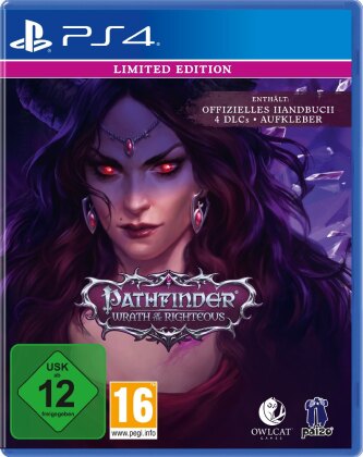 Video Pathfinder: Wrath of the Righteous Limited Edition, 1 PS4-Blu-Ray-Disc 