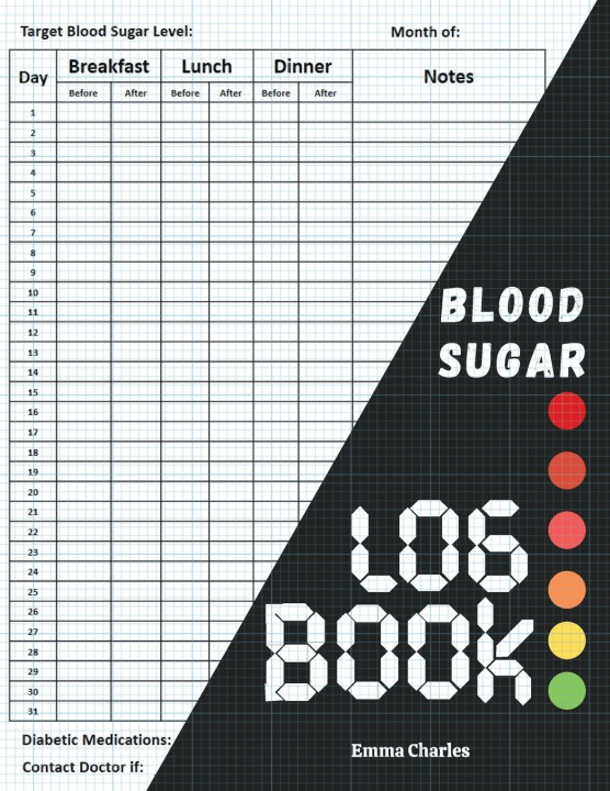 Carte Blood sugar logbook 