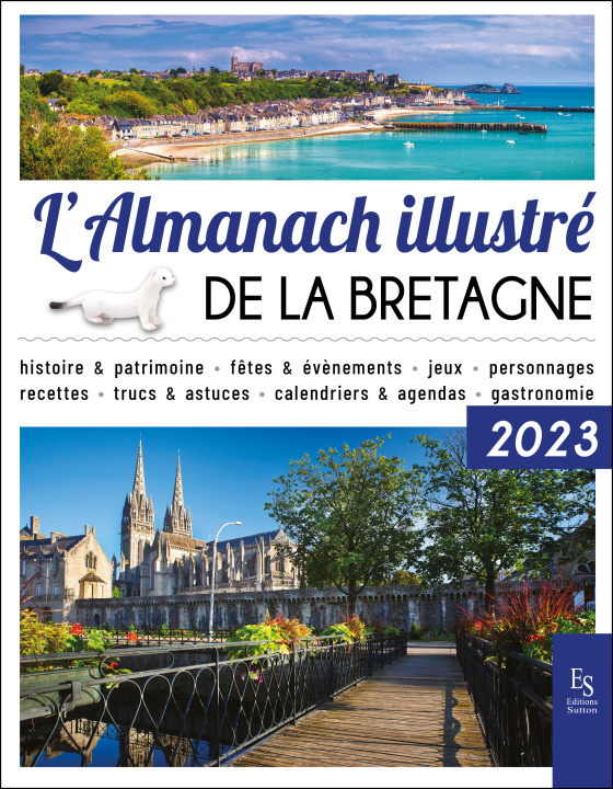 Könyv L'almanach illustré de La Bretagne 2023 