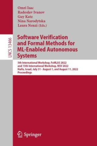 Knjiga Software Verification and Formal Methods for ML-Enabled Autonomous Systems Omri Isac