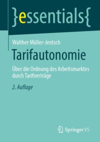 Buch Tarifautonomie Walther Müller-Jentsch
