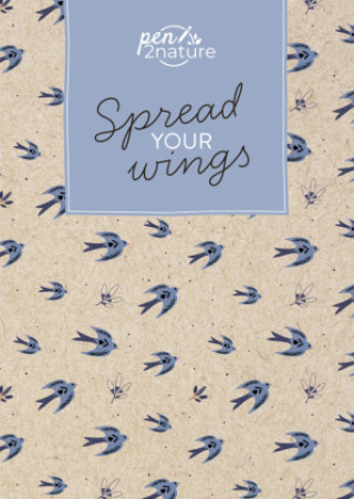 Kniha Spread Your Wings - Notizbuch (Motiv Vögel) A5 | dotted | Hardcover pen2nature