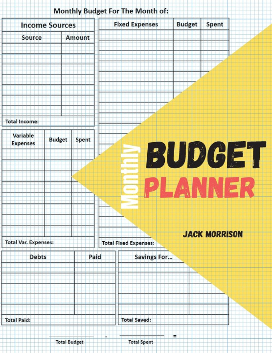 Könyv Monthly budget planner and organizer 
