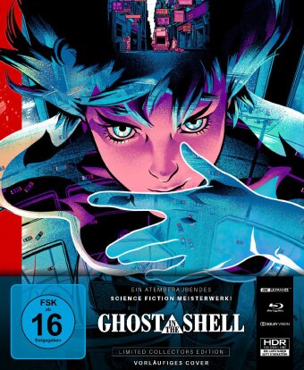 Videoclip Ghost in The Shell Collector's Edition -Box A, 4K, 1 UHD-Blu-ray + 3 Blu-ray + 1 Original Soundtrack + Bonus-Blu-ray Kenji Kamiyama