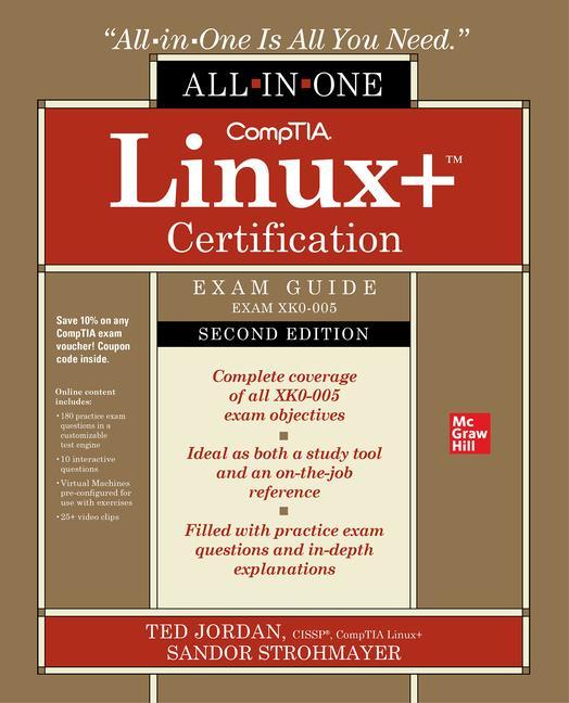 Könyv CompTIA Linux+ Certification All-in-One Exam Guide, Second Edition (Exam XK0-005) Sandor Strohmayer