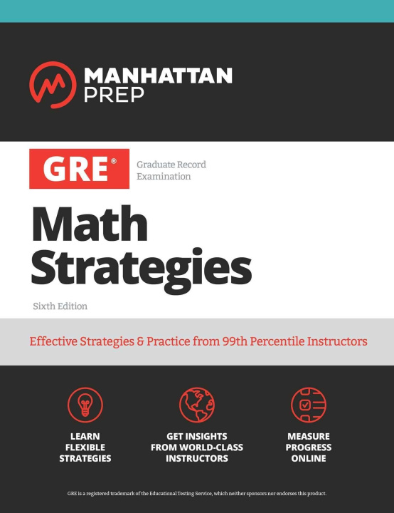 Libro GRE Math Strategies: Effective Strategies & Practice from 99th Percentile Instructors Manhattan Prep