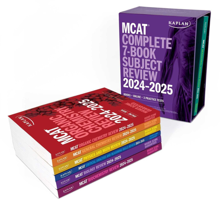 Könyv MCAT Complete 7-Book Subject Review 2024-2025: Books + Online + 3 Practice Tests 