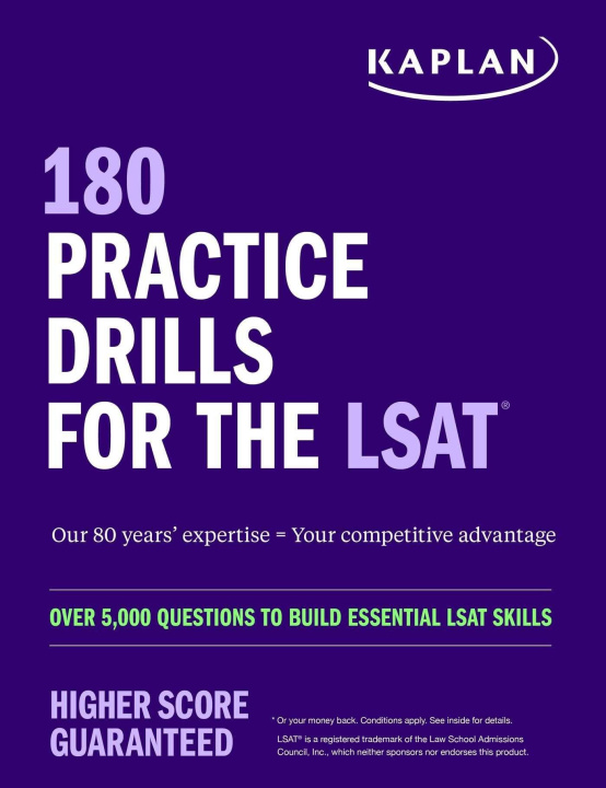 Könyv 180 Practice Drills for the Lsat: Over 5,000 Questions to Build Essential LSAT Skills 