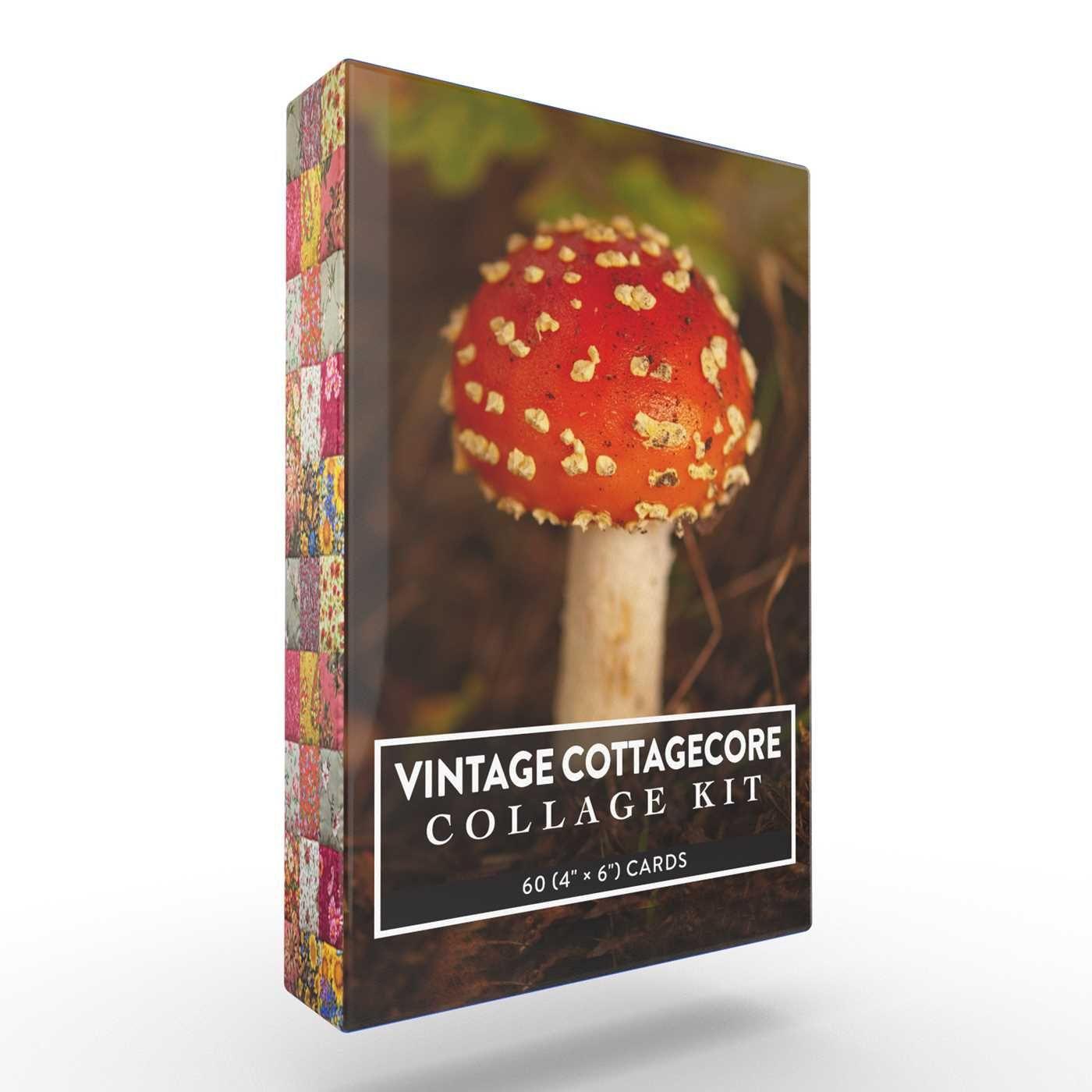 Книга Vintage Cottagecore Wall Collage Kit: 60 (4 × 6) Poster Cards 