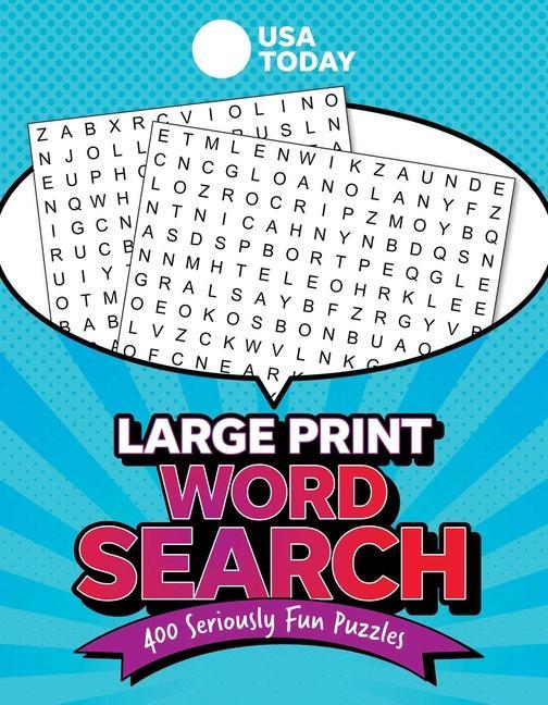 Livre USA Today Large-Print Word Search: 400 Seriously Fun Puzzles 