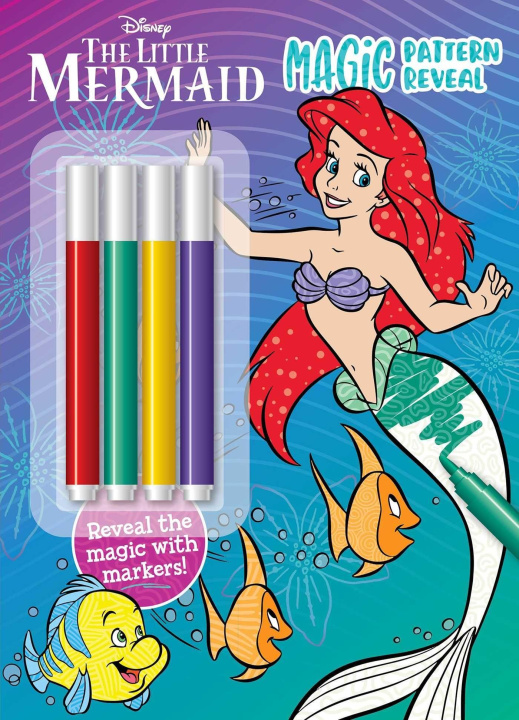 Könyv Disney Little Mermaid: Magic Pattern Reveal: Ocean Explorer: Pattern Reveal with 4 Colored Markers 