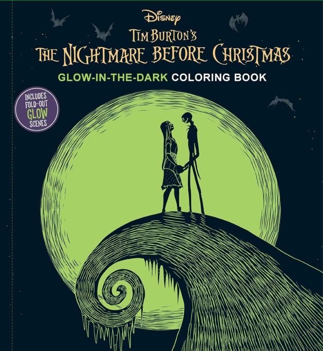 Kniha Disney: Tim Burton's the Nightmare Before Christmas Glow-In-The-Dark Coloring Book 