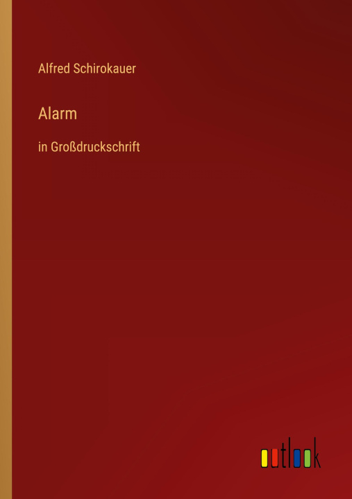 Knjiga Alarm Alfred Schirokauer
