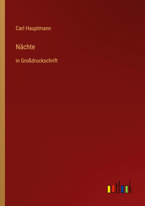 Knjiga Nächte Carl Hauptmann