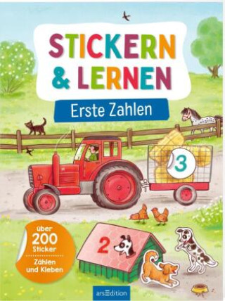 Kniha Stickern & Lernen - Erste Zahlen Katja Schmiedeskamp
