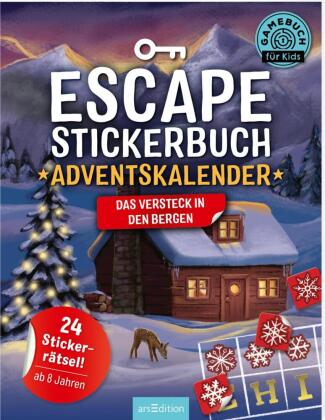 Könyv Escape-Stickerbuch - Adventskalender - Das Versteck in den Bergen Philip Kiefer