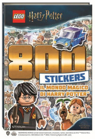 Kniha mondo magico di Harry Potter. 800 stickers. Lego Harry Potter 