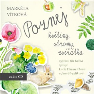 Kniha Poznej květiny, stromy, zvířátka - CD Markéta Vítková